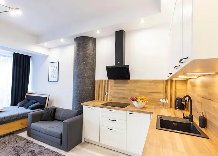 Apartmán Apartly - Hanza Tower Štetín